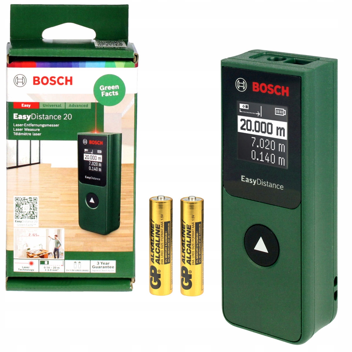 EASYDISTANCE 20 LASEROVÝ VYHĽADÁVAČ DOSKA BOSCH